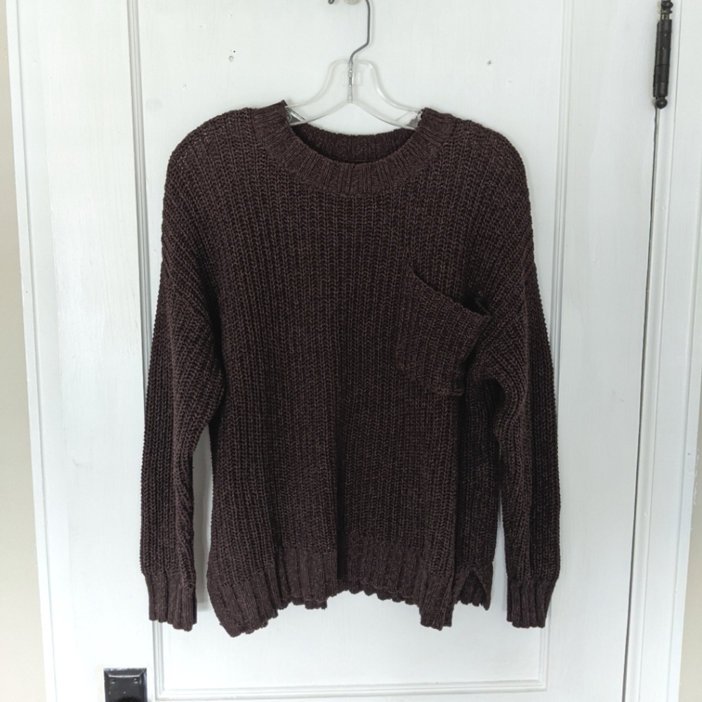 Lofty American Eagle Ae Brown Front Pocket Sweate… - image 2